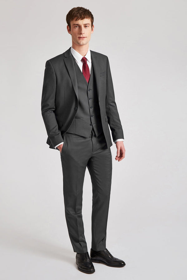 IMLAHT-Suits-PURE WOOL TWILL SUIT TROUSER- Ted Baker Romania